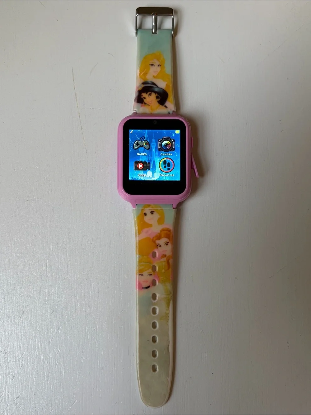 Disney Princess Accutime Girls Kids Touchscreen Camera Smart Watch
